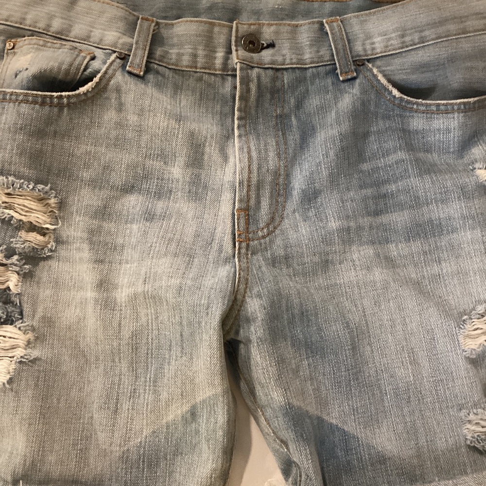 Angry Rabbit. 100% cotton denim cut off shorts